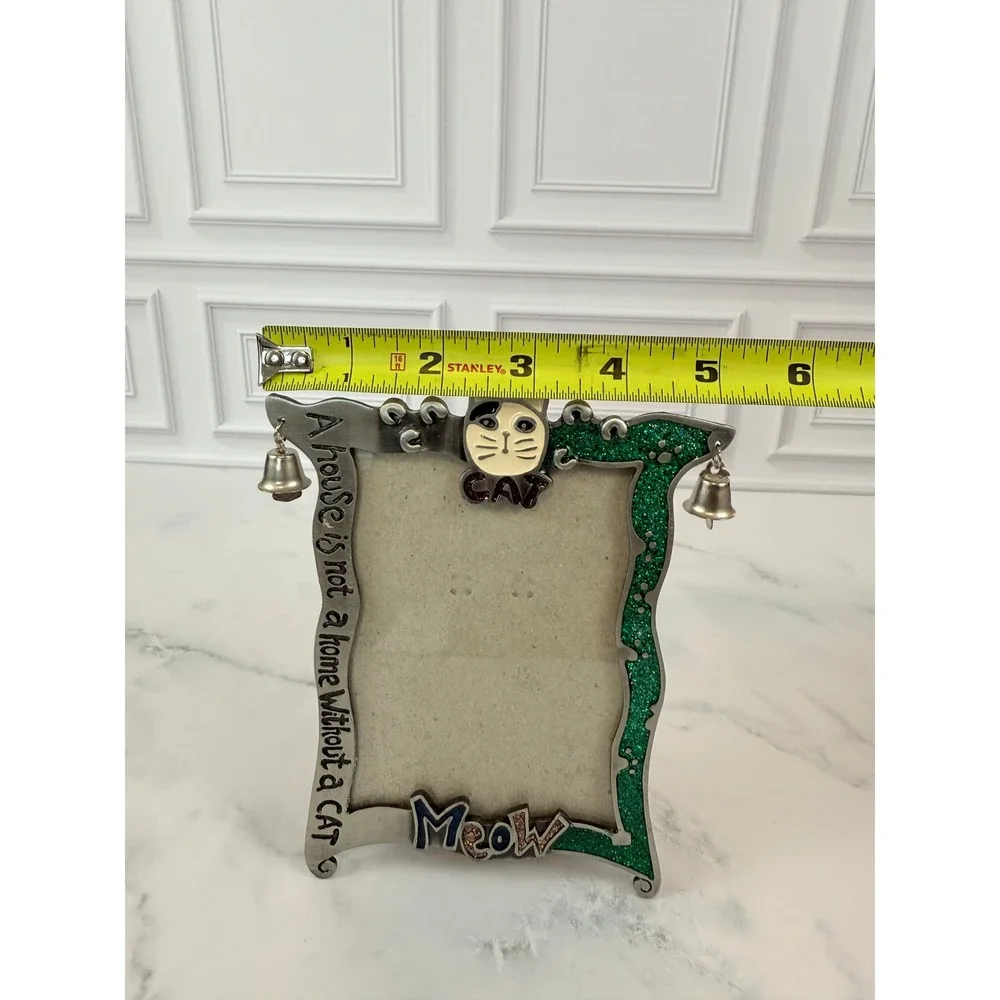 CAT Picture Frame with Bells 